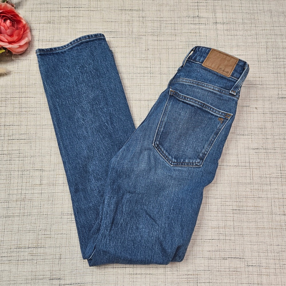 Madewell Curvy Perfect Vintage Straight Jeans Mayfield Wash Womens 23 - Picture 8 of 8